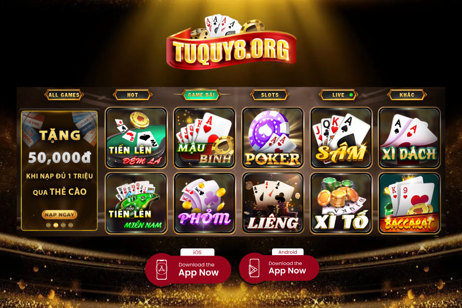 Tải App Tuquy8 có cả IOS và Android tương thích với thiết bị của người chơi
